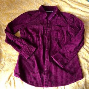 Corduroy button down shirt